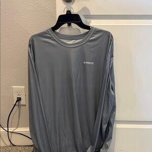 Magellan Outdoors Men's Steel Blue Long Sleeve Tee